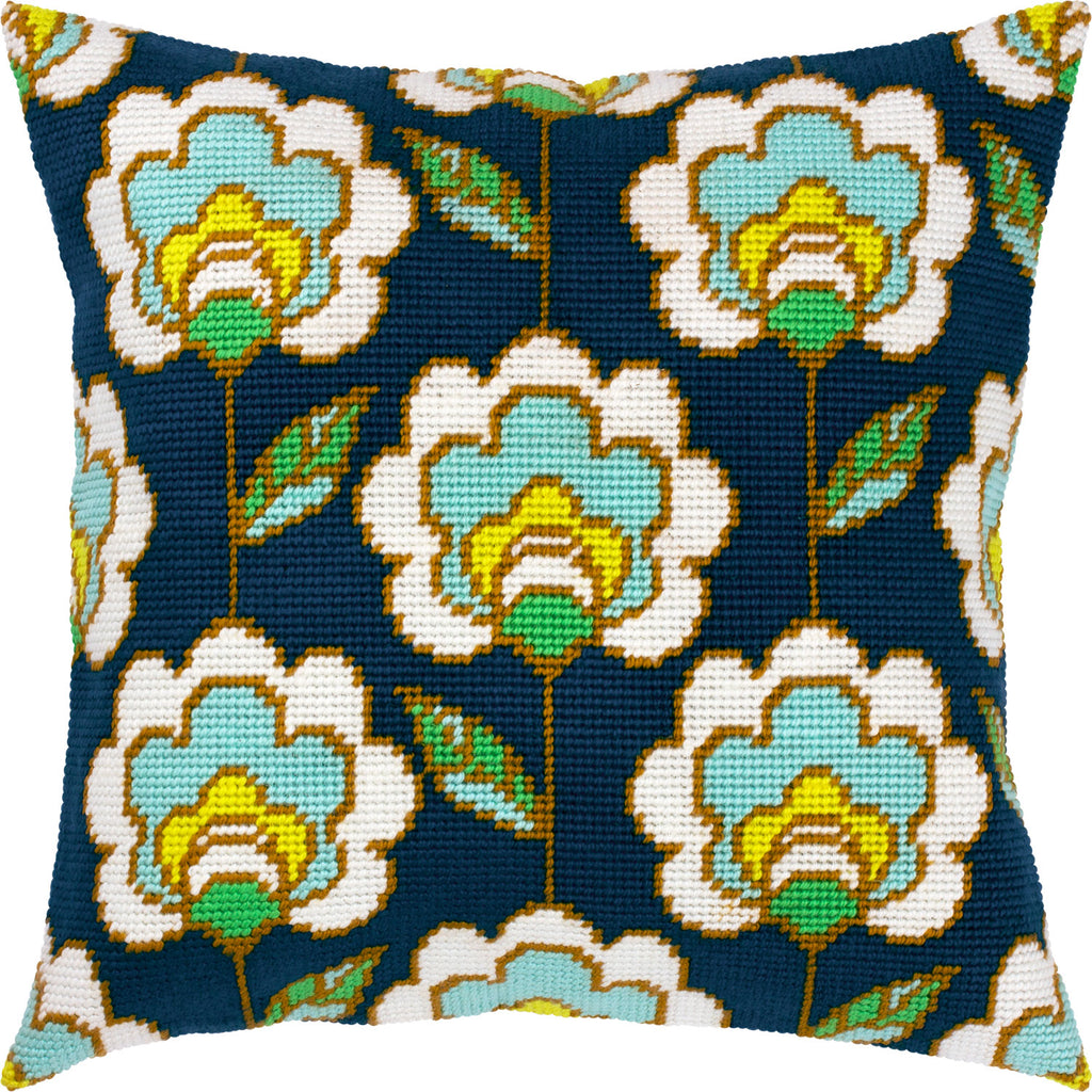 Magic Garden — Needlepoint Kit 16″ × 16″ by Brvsk