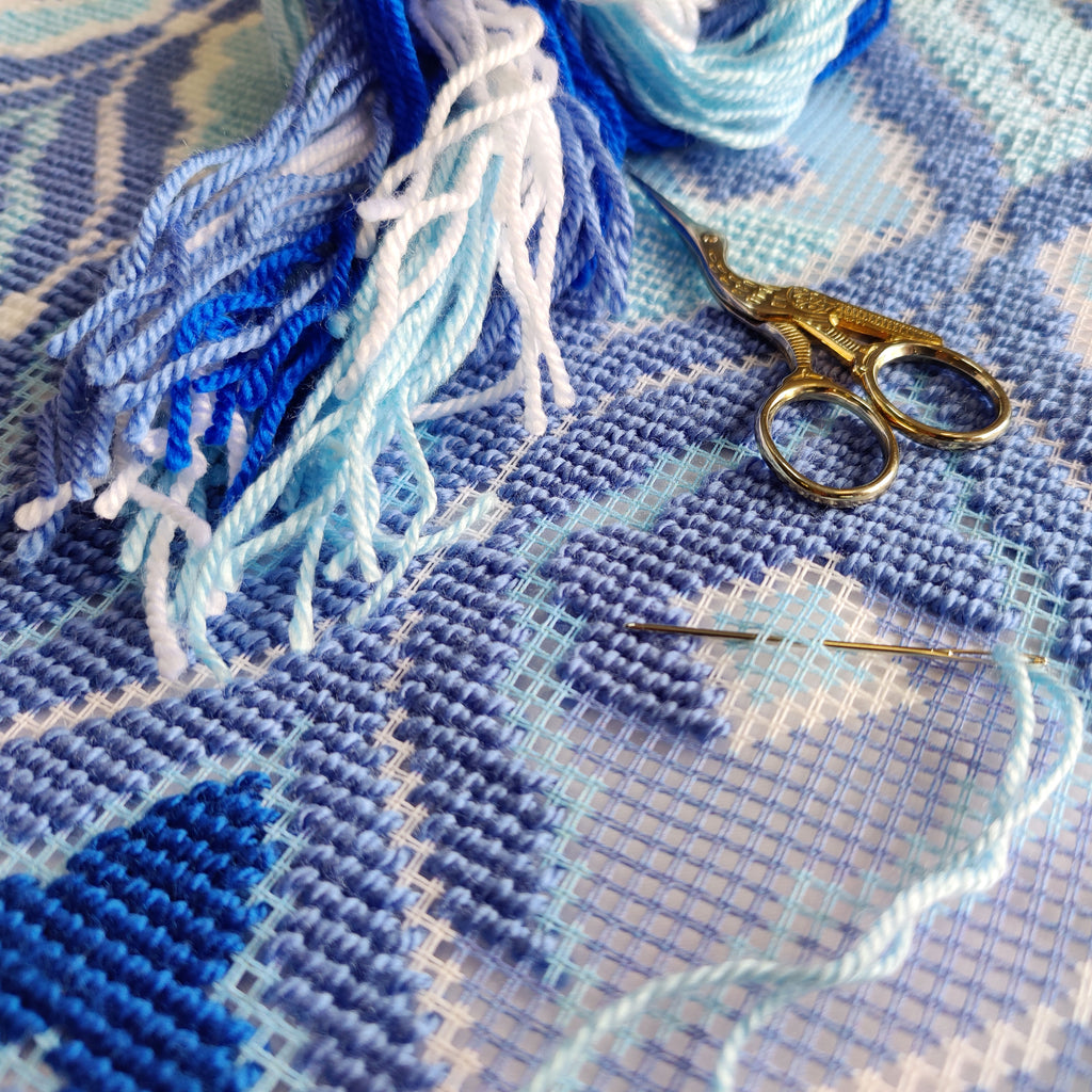 Persia — Needlepoint Kit 16″ × 16″ by Brvsk