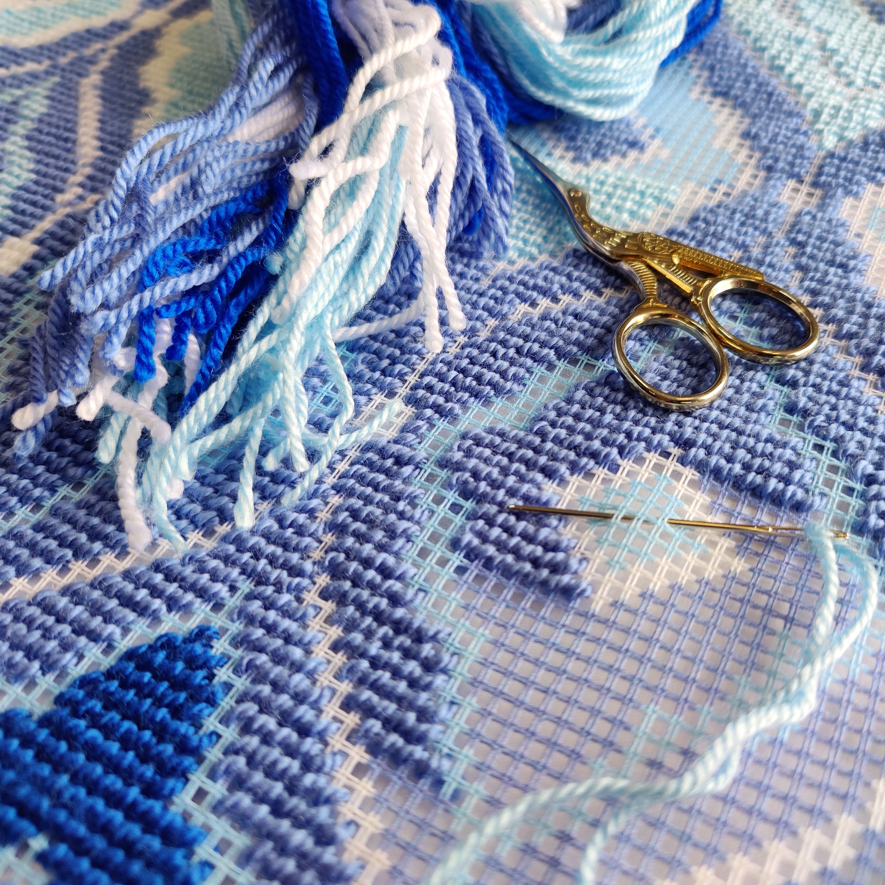 Persia — Needlepoint Kit 16″ × 16″ by Brvsk