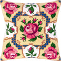 Roses — Needlepoint Kit 16″ × 16″ by Brvsk