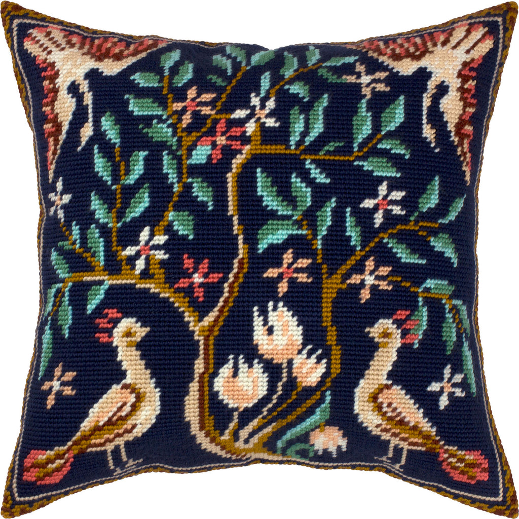Birds — Needlepoint Kit 16″ × 16″ by Brvsk