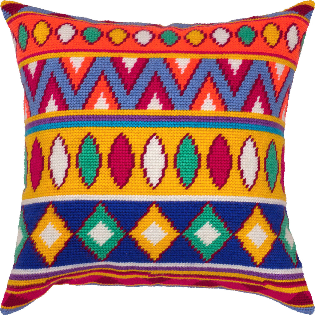 Mexico — Stamped Cross Stitch Kit 16″ × 16″ by Brvsk
