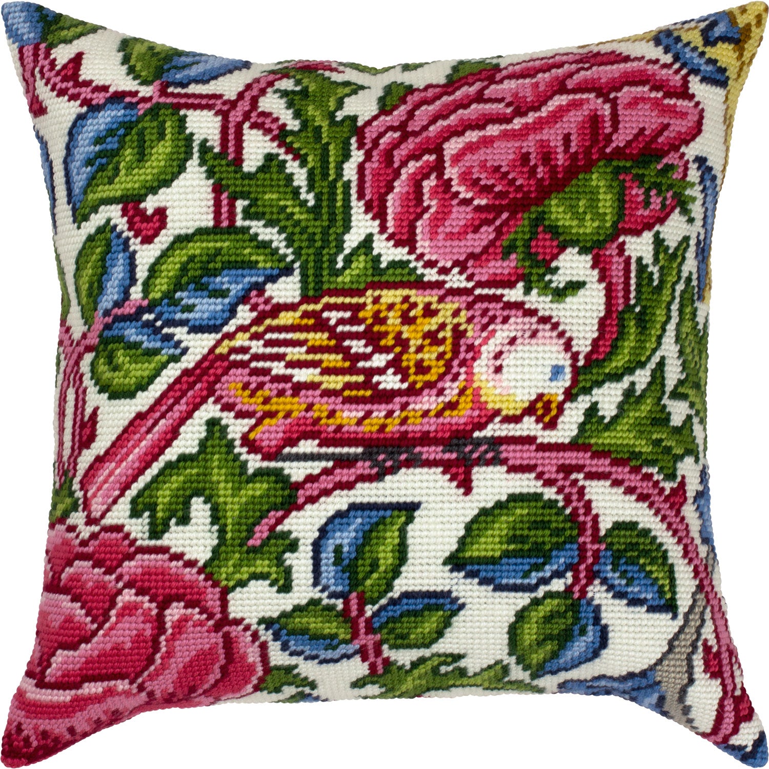 Enchanted bird — Embroidery Kit 16″ × 16″ by Brvsk
