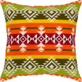 Brvsk Ethnic Embroidery Kit for Adults and Beginners — Guatemala 16″ × 16″ with Clear, Precise Printed Design on Cotton Canvas; Includes 2 Needles, Yarn, and Easy-Read Chart