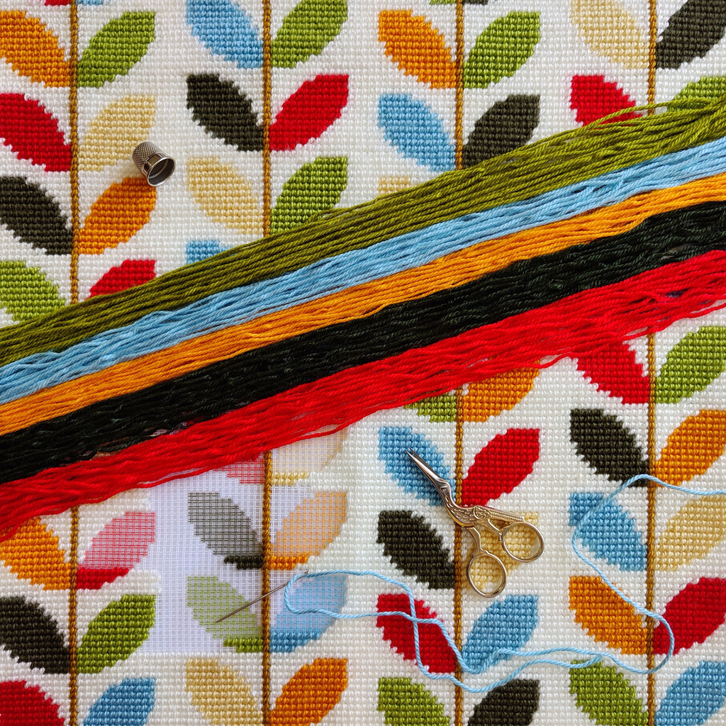 Colors of Autumn — Needlepoint Kit 16″ × 16″ by Brvsk