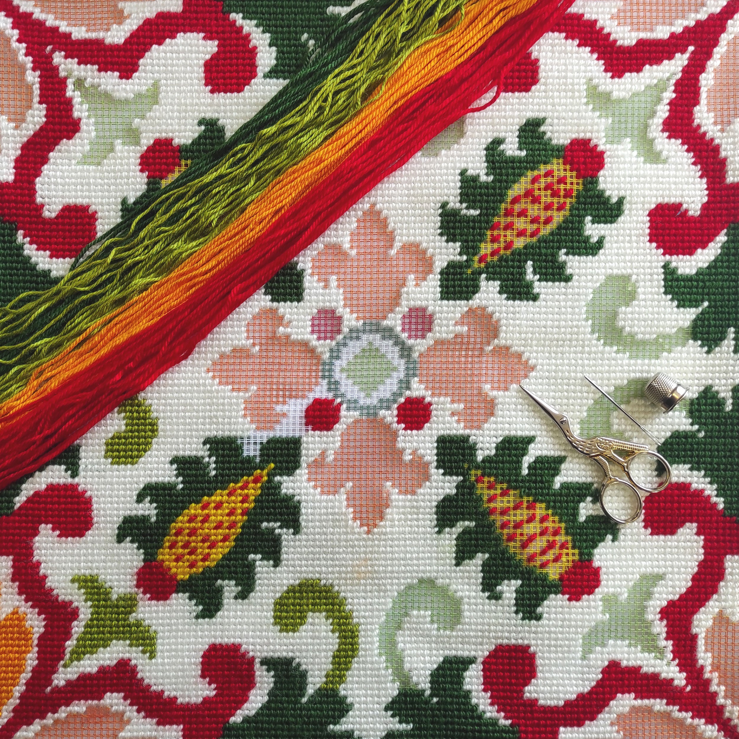 Celtic Motifs. Summer — Stamped Cross Stitch Kit 16″ × 16″ by Brvsk