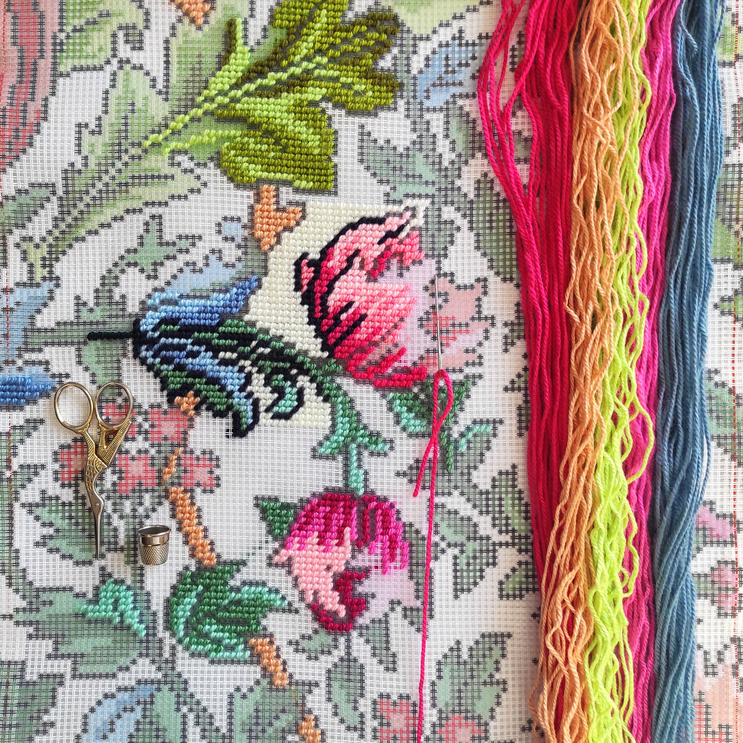 Derwent — Embroidery Kit 16″ × 16″ by Brvsk