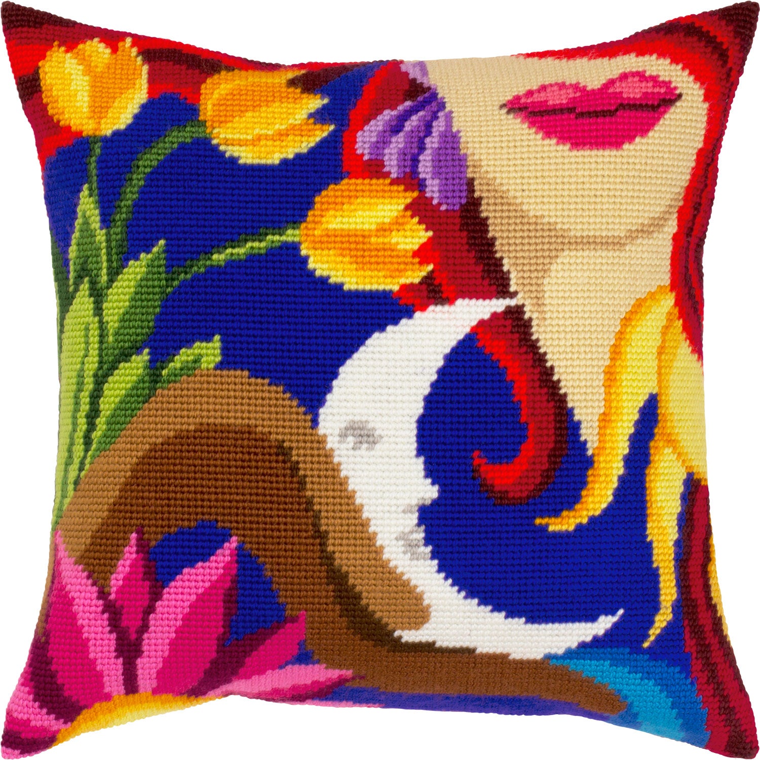 Fantasy. Spring — Stamped Cross Stitch Kit 16″ × 16″ by Brvsk