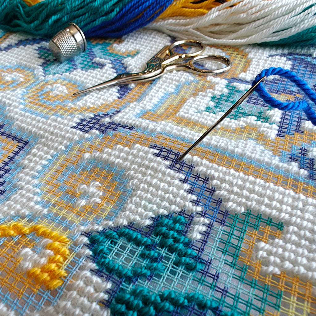 Porto — Embroidery Kit 16″ × 16″ by Brvsk