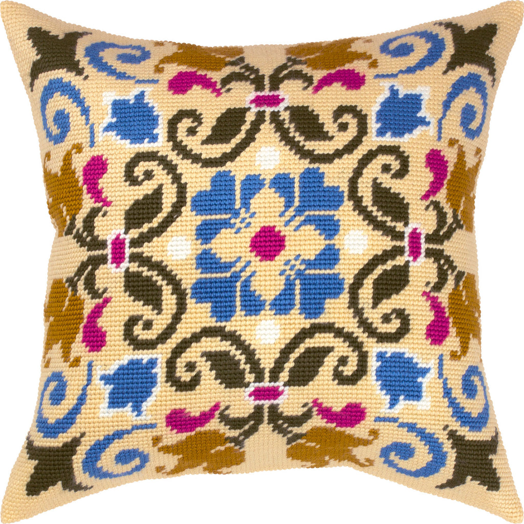 Byzantine — Needlepoint Kit 16″ × 16″ by Brvsk