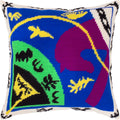 The Horse, Rider, and Clown — Needlepoint Kit 16″ × 16″ by Brvsk