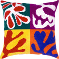 Panel with Mask — Needlepoint Kit 16″ × 16″ by Brvsk