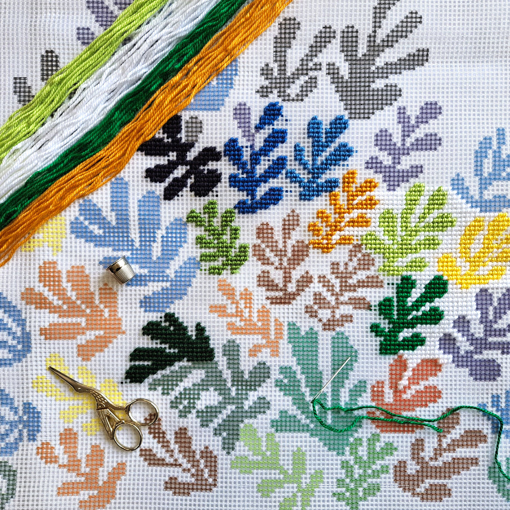 The Sheaf — Embroidery Kit 16″ × 16″ by Brvsk