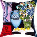 The Daisies — Needlepoint Kit 16″ × 16″ by Brvsk