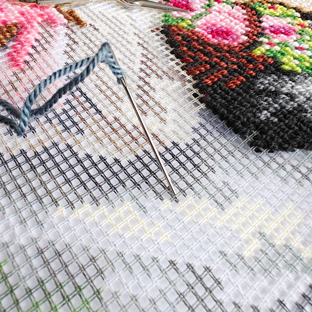 The Little Gardener — Embroidery Kit 16″ × 16″ by Brvsk