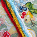 Fruity Fiesta — Needlepoint Kit 16″ × 16″ by Brvsk