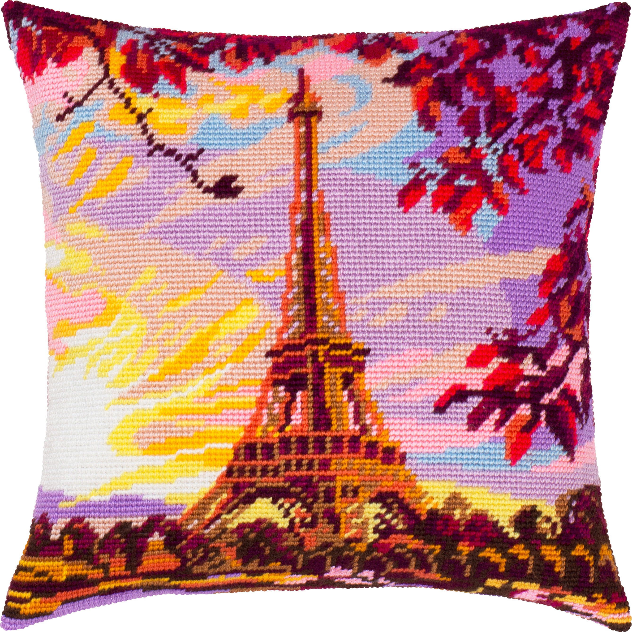 Paris Morning Light — Embroidery Kit 16″ × 16″ by Brvsk