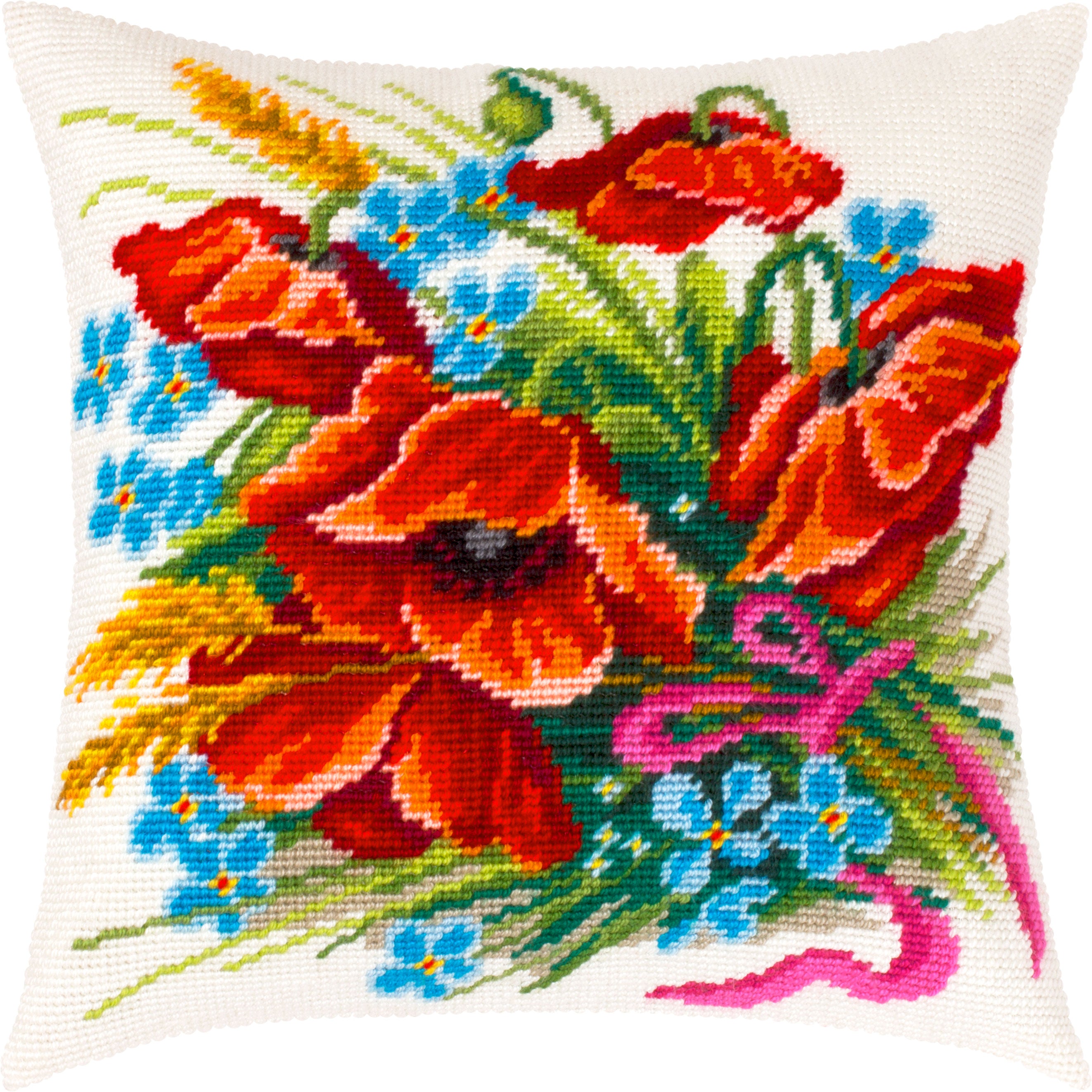 Summer Memories — Needlepoint Kit 16″ × 16″ by Brvsk