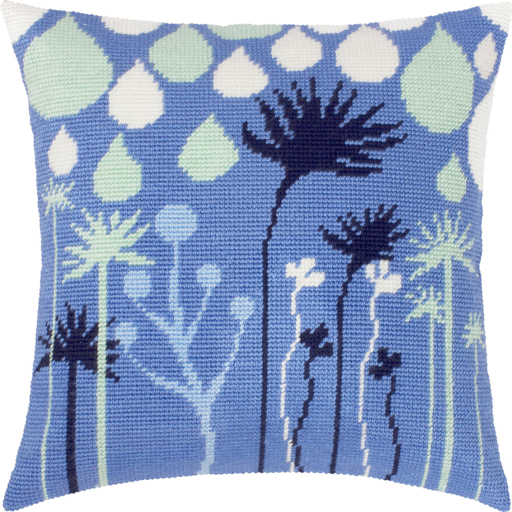 Morning dew — Stamped Cross Stitch Kit 16″ × 16″ by Brvsk