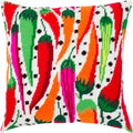 Chili peppers — Stamped Cross Stitch Kit 16″ × 16″ by Brvsk
