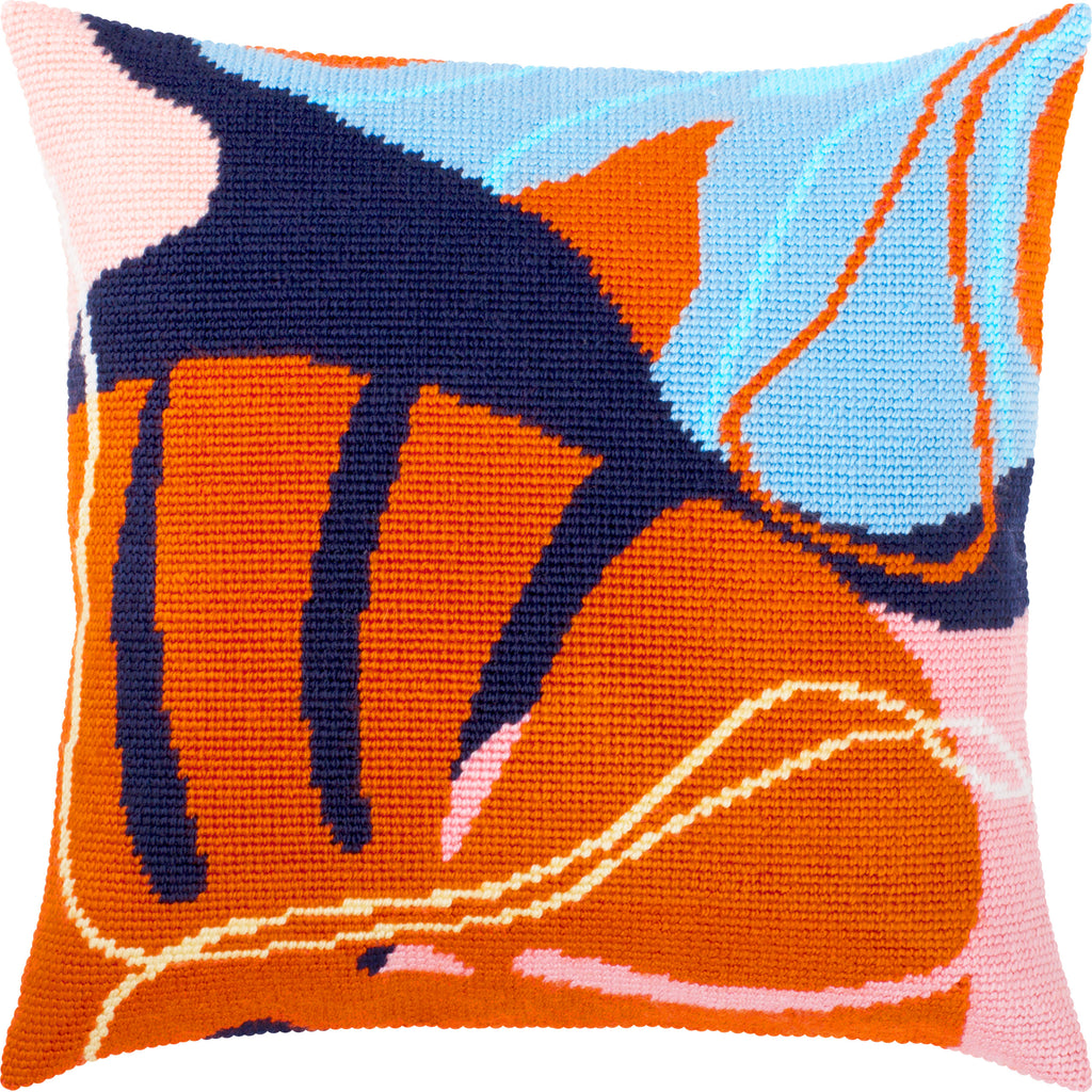 Warm evening — Embroidery Kit 16″ × 16″ by Brvsk