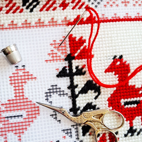 Family Amulet — Embroidery Kit 16″ × 16″ by Brvsk