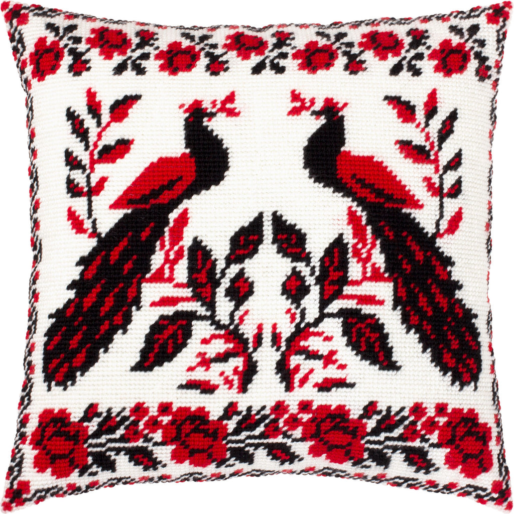 Love Charm — Needlepoint Kit 16″ × 16″ by Brvsk