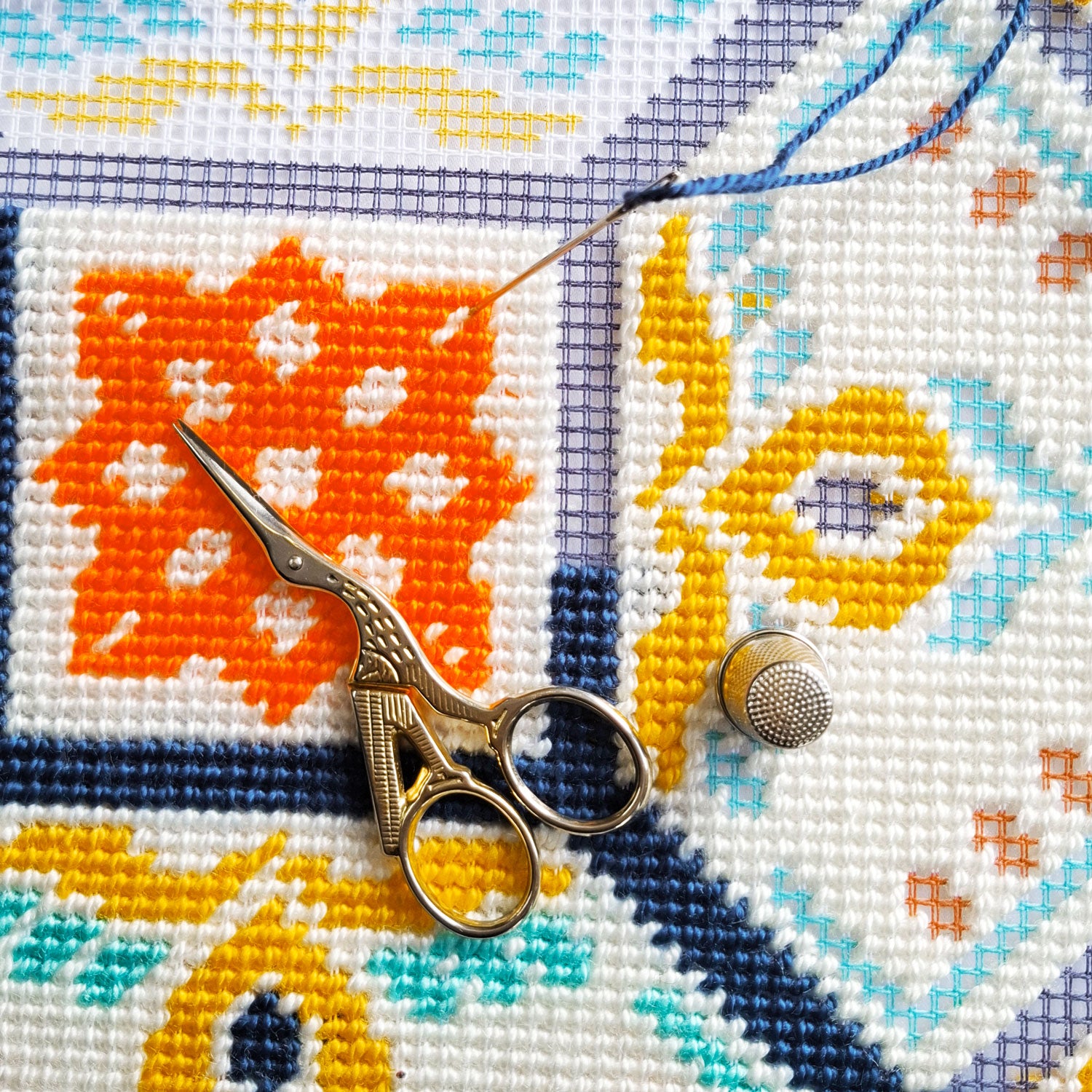 Daylight Clarity — Needlepoint Kit 16″ × 16″ by Brvsk