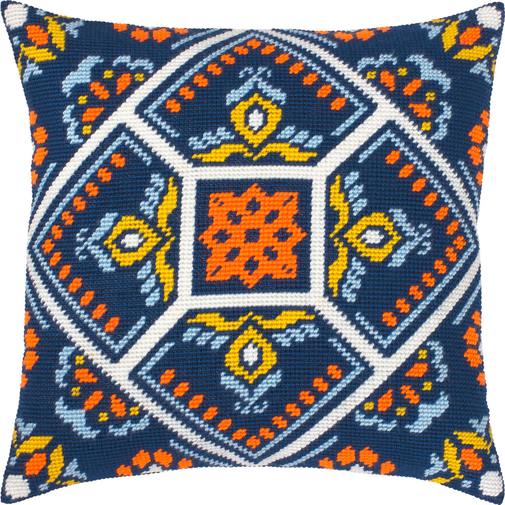 Night Depths — Stamped Cross Stitch Kit 16″ × 16″ by Brvsk
