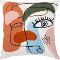 Mysterious look — Embroidery Kit 16″ × 16″ by Brvsk