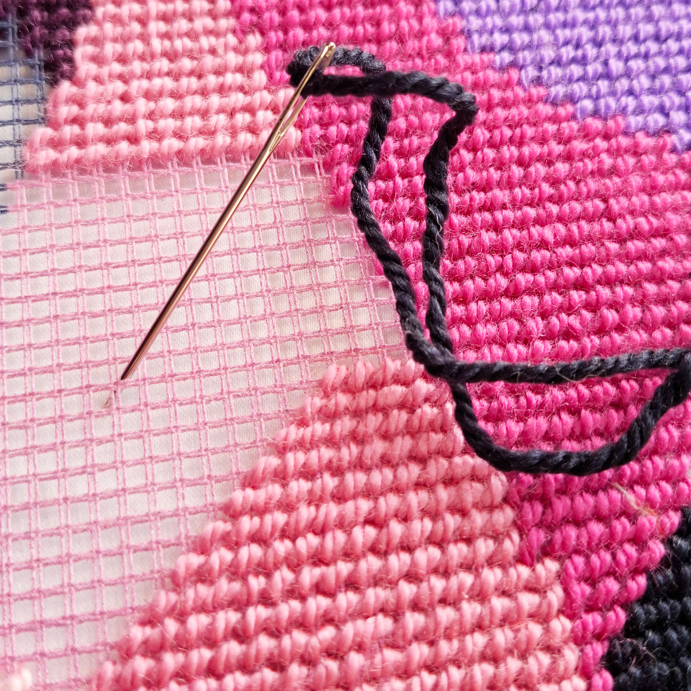 Mystery — Embroidery Kit 16″ × 16″ by Brvsk
