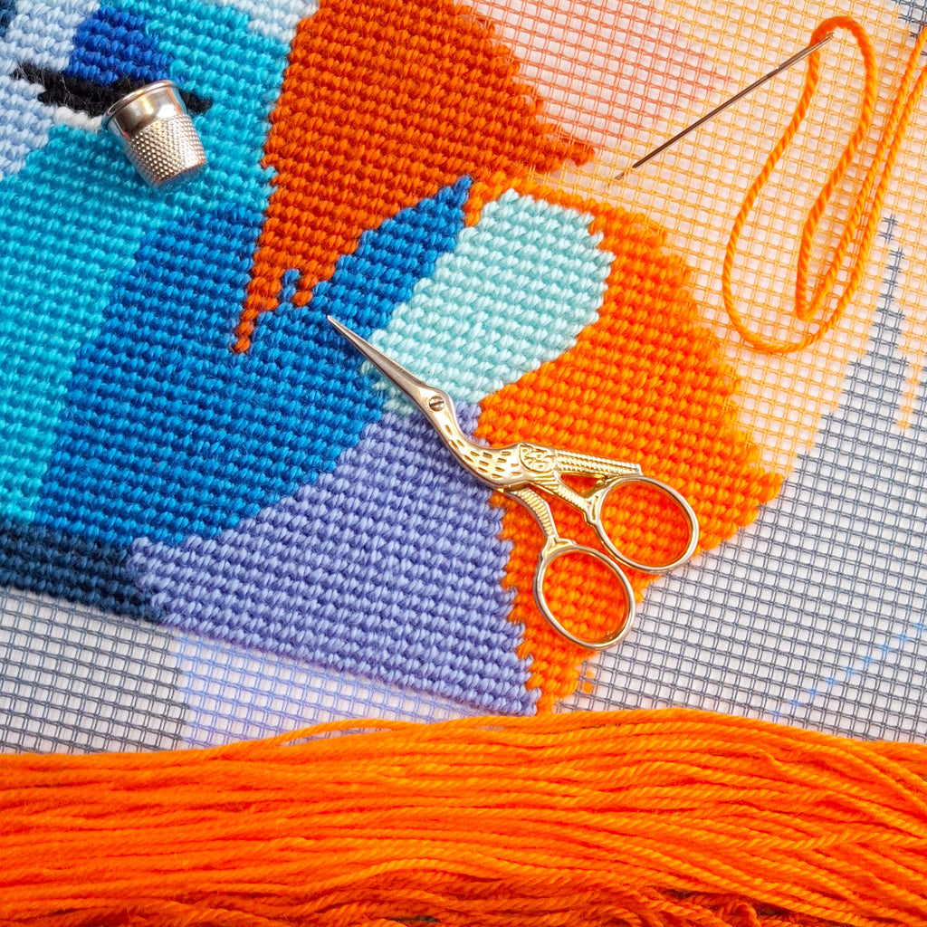 Temptation — Needlepoint Kit 16″ × 16″ by Brvsk