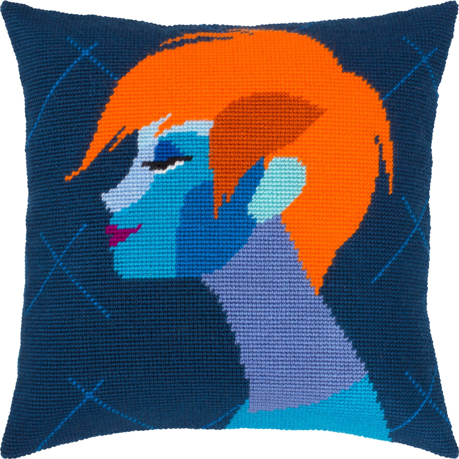 Temptation — Needlepoint Kit 16″ × 16″ by Brvsk
