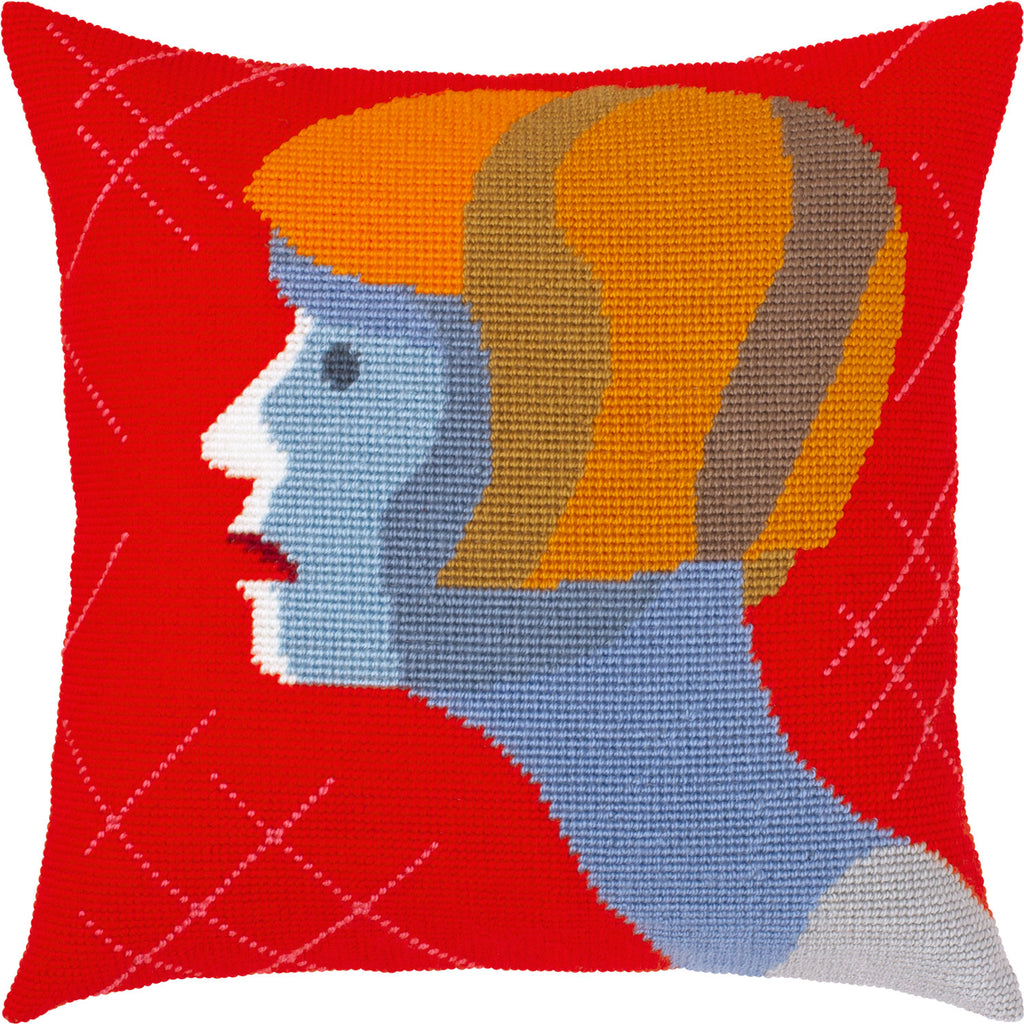 Surprise — Stamped Cross Stitch Kit 16″ × 16″ by Brvsk
