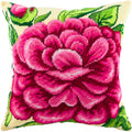Peony — Stamped Cross Stitch Kit 16″ × 16″ by Brvsk