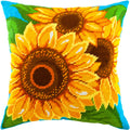 Sunflowers — Needlepoint Kit 16″ × 16″ by Brvsk