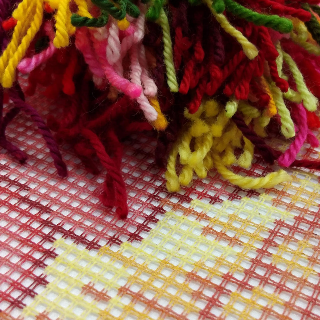Gerbera — Needlepoint Kit 16″ × 16″ by Brvsk
