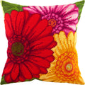 Gerbera — Needlepoint Kit 16″ × 16″ by Brvsk
