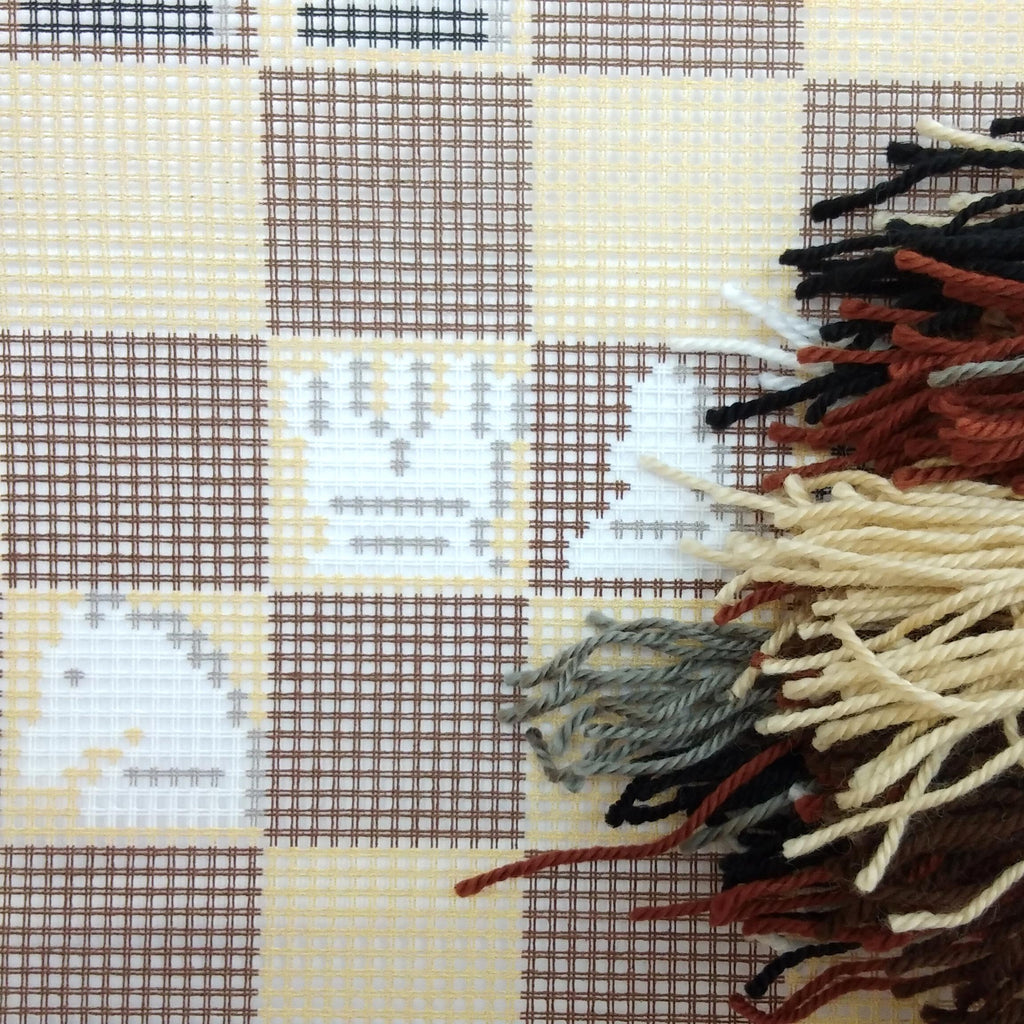 Chess — Embroidery Kit 16″ × 16″ by Brvsk