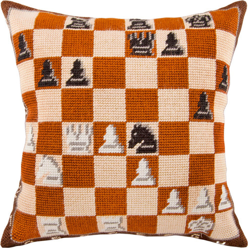 Chess — Embroidery Kit 16″ × 16″ by Brvsk