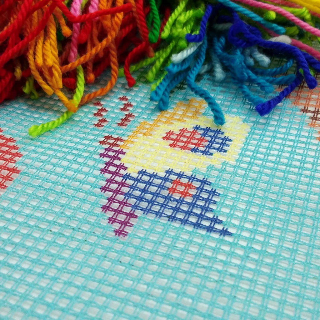Turtle — Embroidery Kit 16″ × 16″ by Brvsk