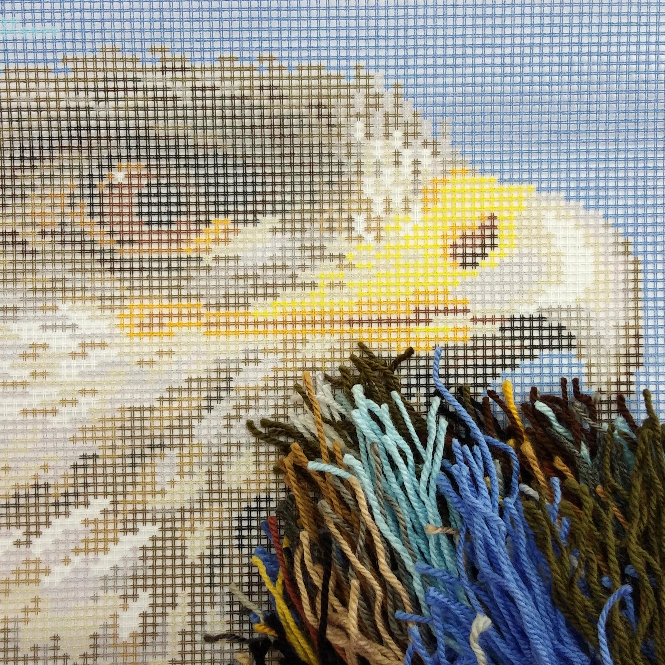 Eagle — Needlepoint Kit 16″ × 16″ by Brvsk