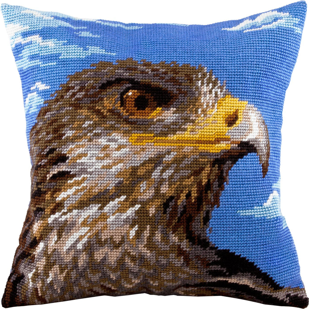 Eagle — Needlepoint Kit 16″ × 16″ by Brvsk