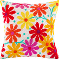 Garden Cosmos — Embroidery Kit 16″ × 16″ by Brvsk