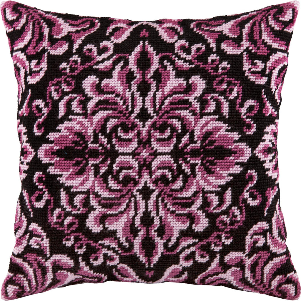 Royal Rosette — Needlepoint Kit 16″ × 16″ by Brvsk