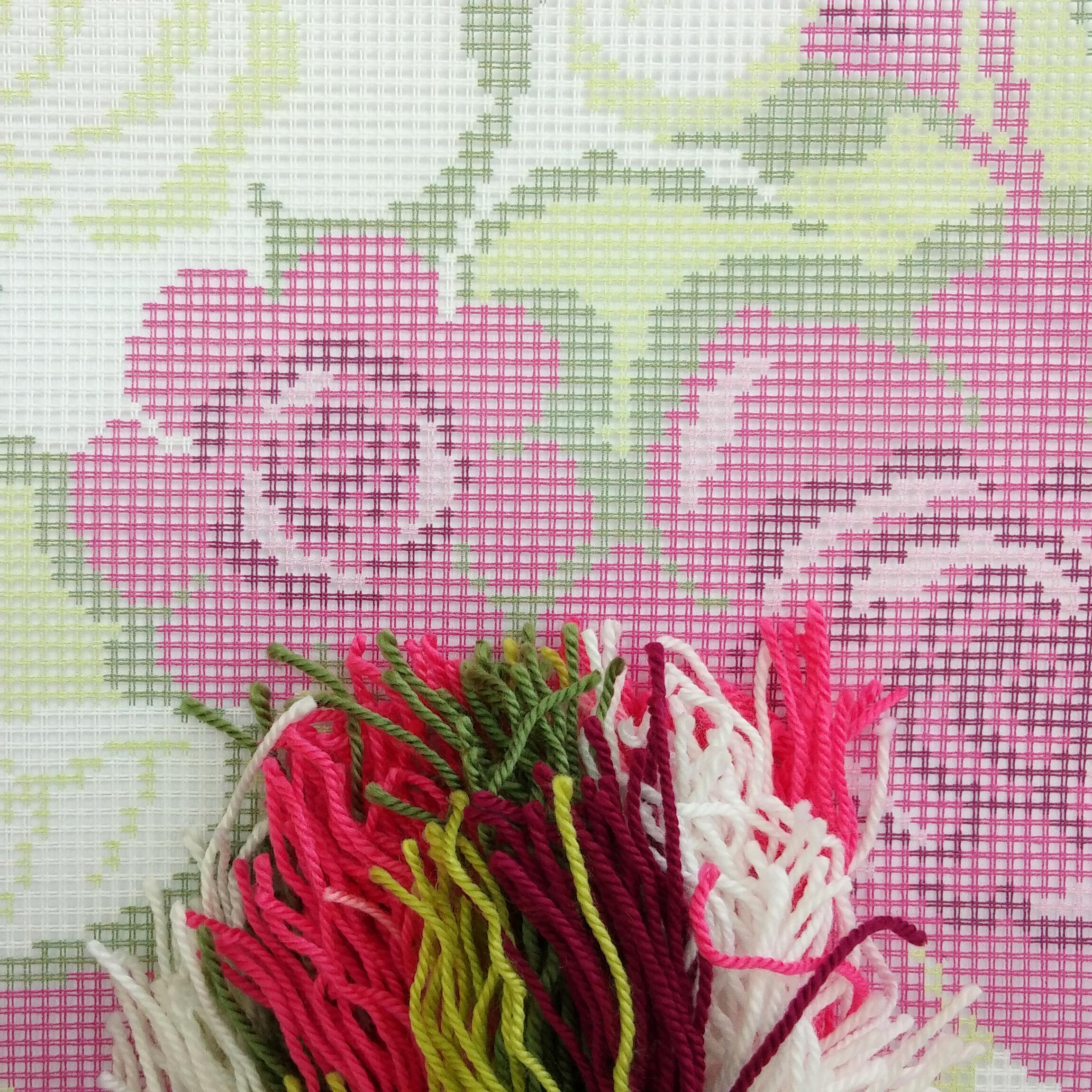 Roses — Embroidery Kit 16″ × 16″ by Brvsk