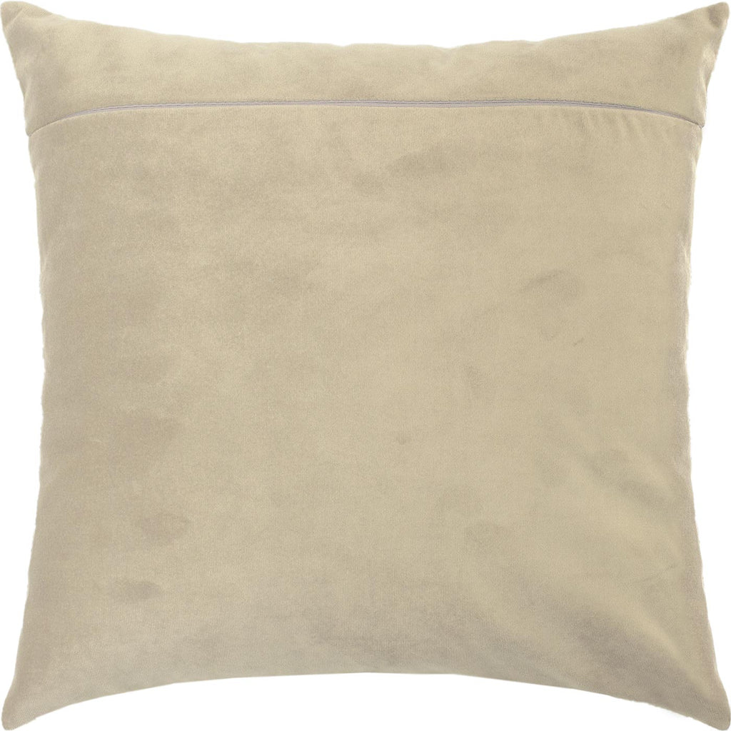 Brvsk Café au Lait. Velvet Backing for Throw Pillow Kits 16 × 16 inches (with Zipper) from Europe
