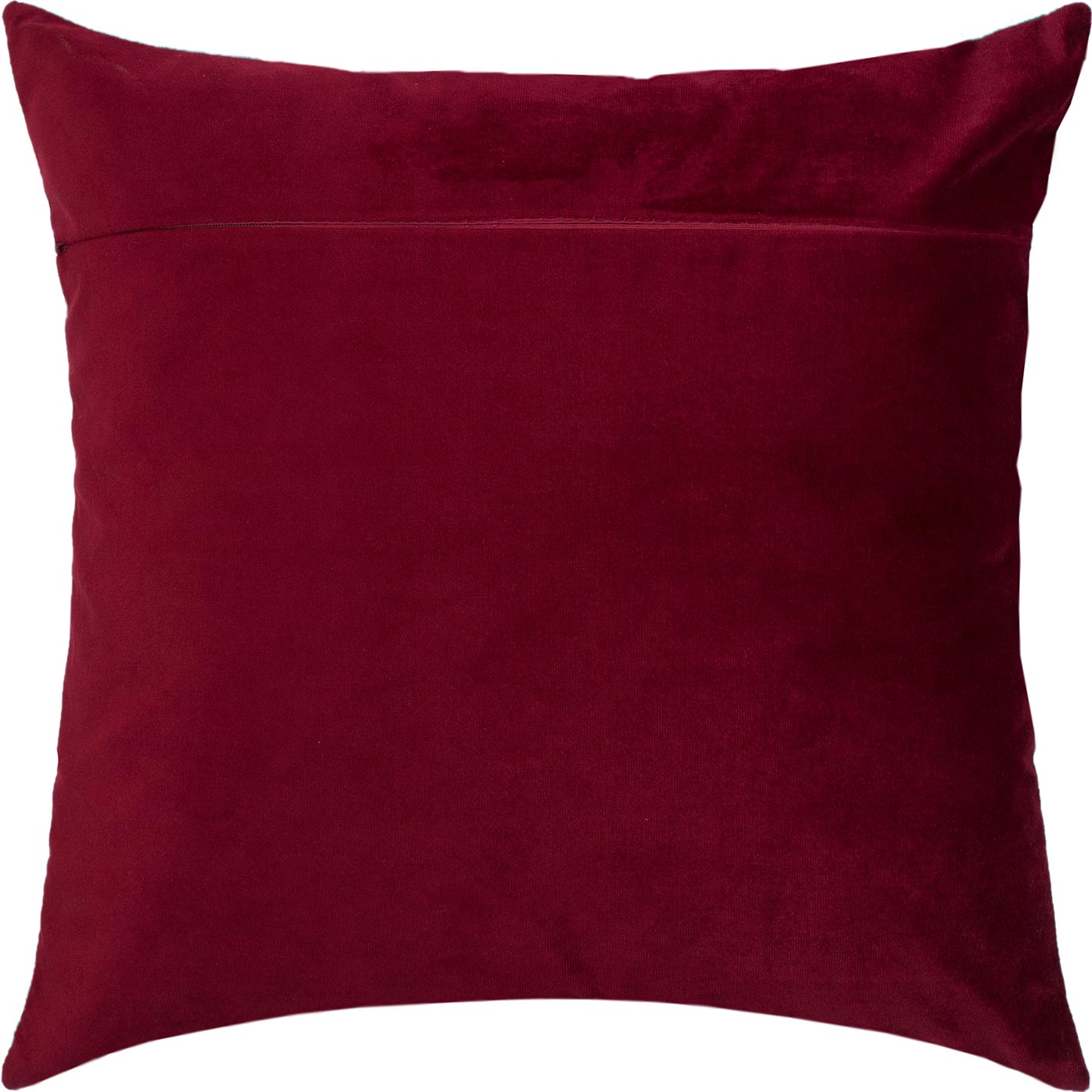 Brvsk Bordeaux Wine. Velvet Backing for Throw Pillow Kits 16 × 16 inches (with Zipper) from Europe