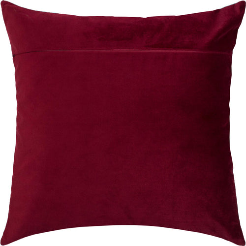 Brvsk Bordeaux Wine. Velvet Backing for Throw Pillow Kits 16 × 16 inches (with Zipper) from Europe