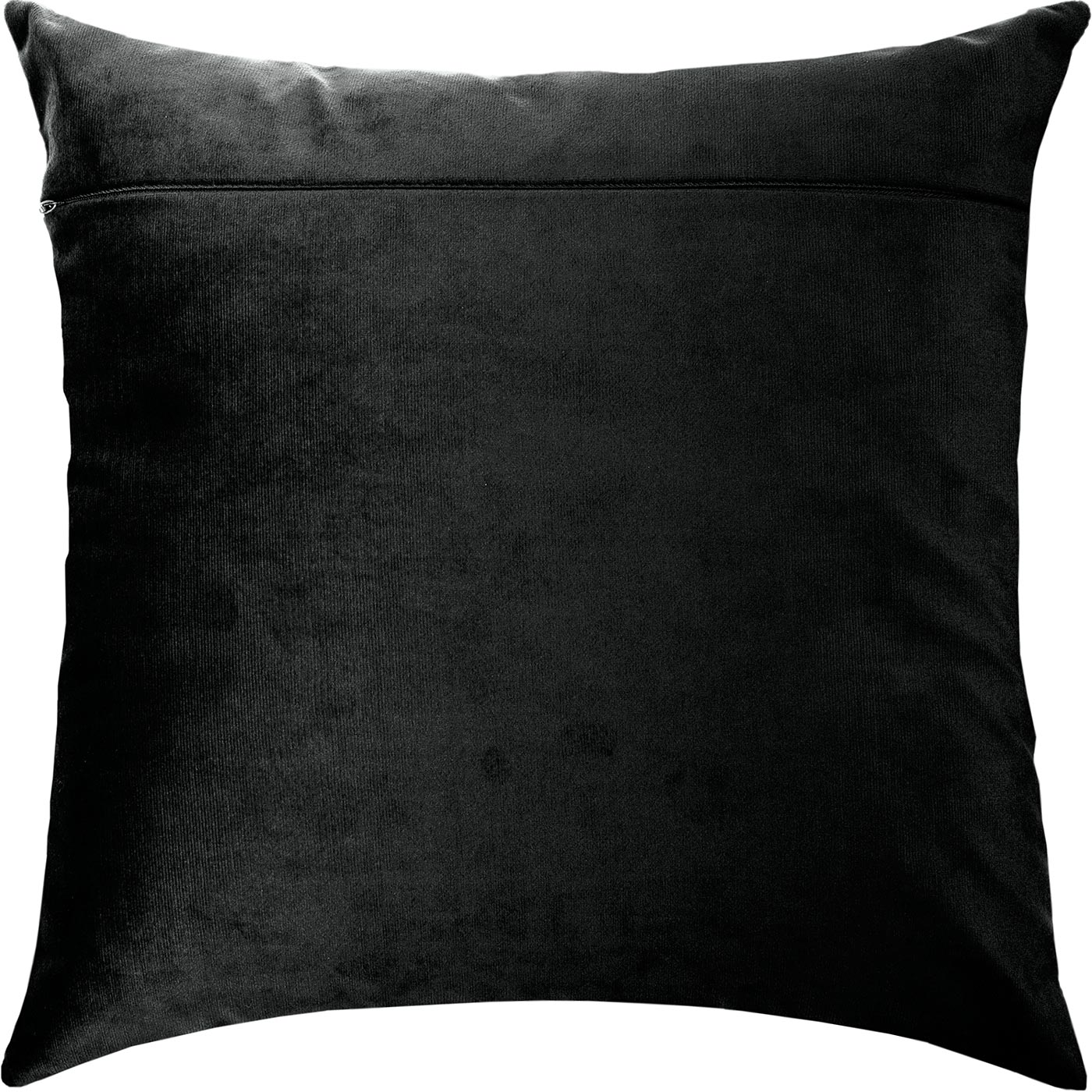 Brvsk Black. Velvet Backing for Throw Pillow Kits 16 × 16 inches (with Zipper) from Europe